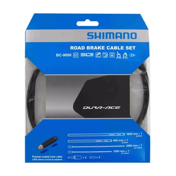 Shimano Dura-Ace 9000 Road Brake Cable Set Polymer Coated Inners